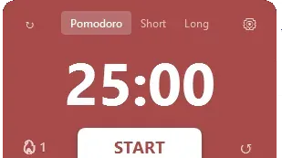 Tiny Pomodoro