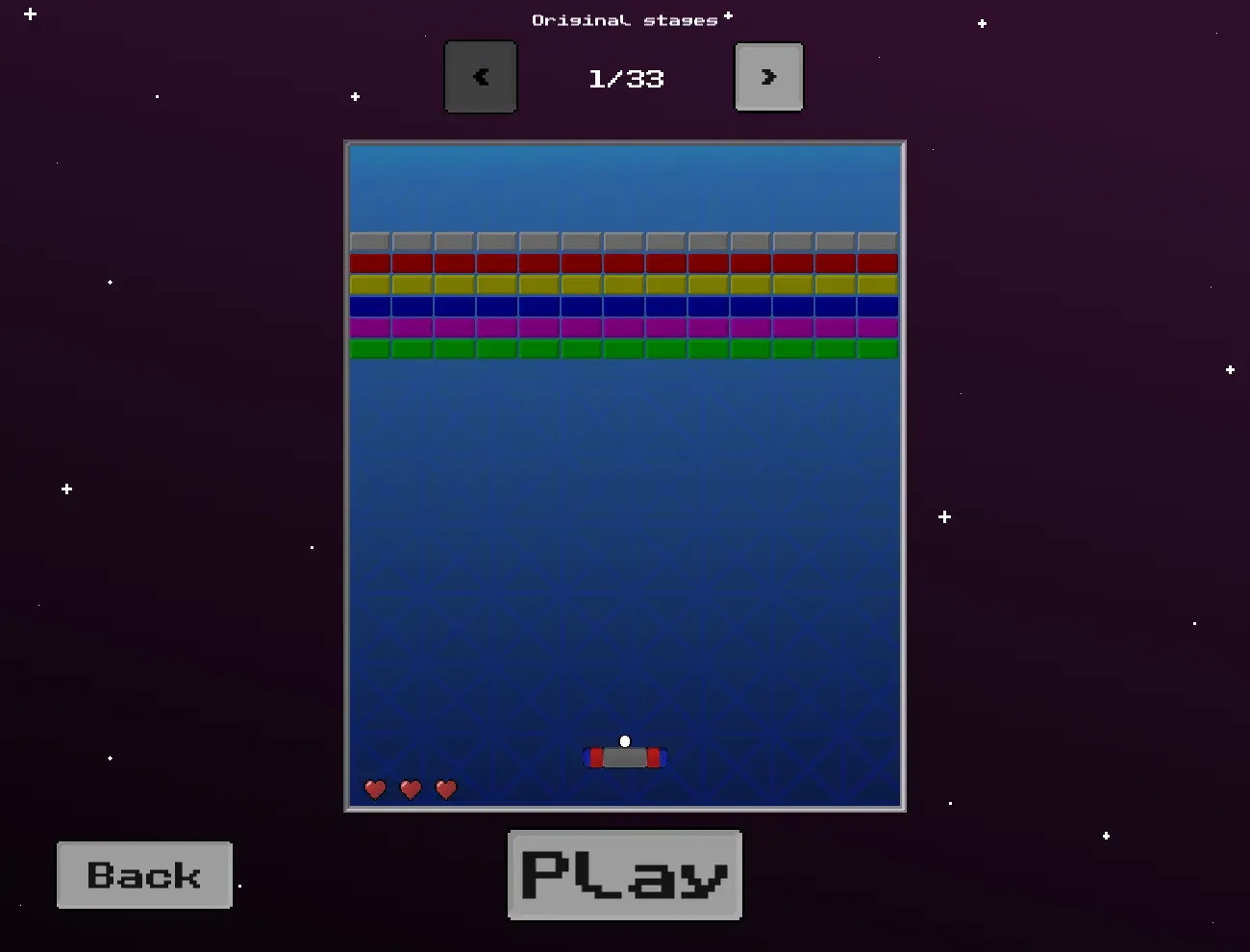 Arkanoid Game Clone