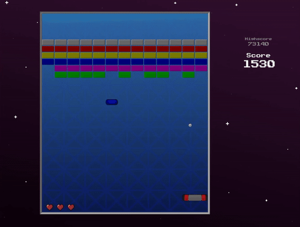 Arkanoid Game Clone - GIF 4